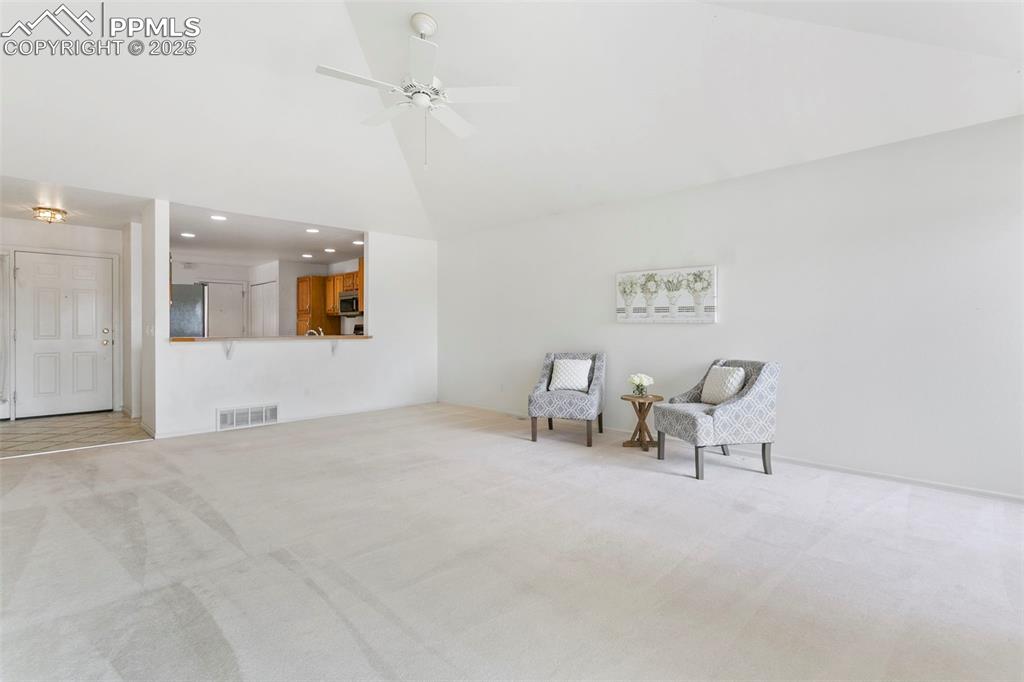 Image 10 of 38: Spacious Dining Room Conveniently Located off the Kitchen!