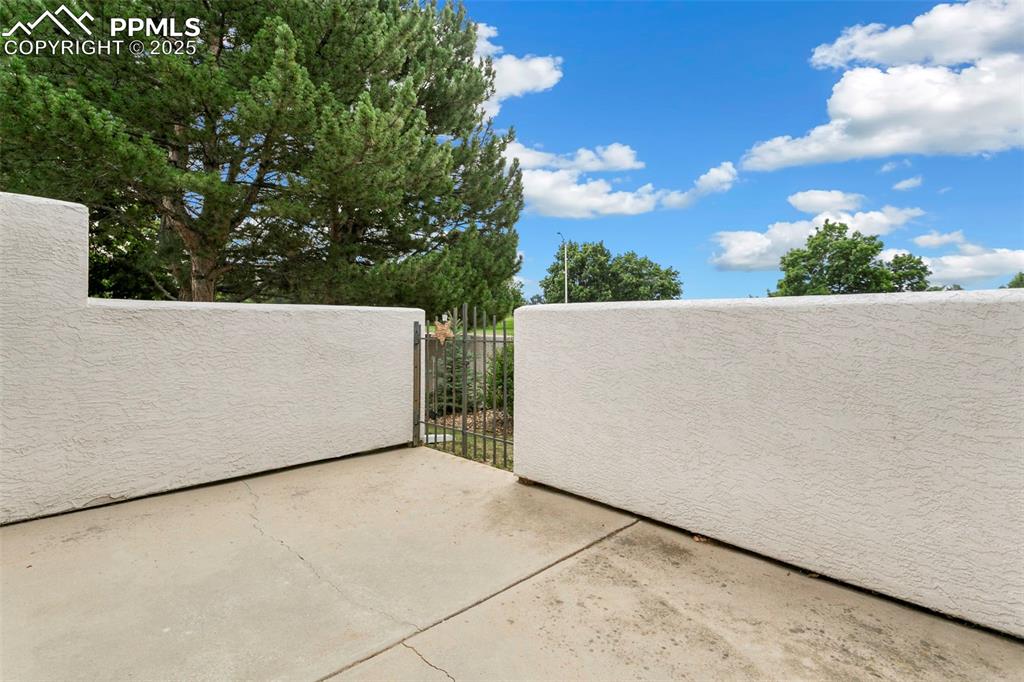Image 28 of 38: Private Back Patio!