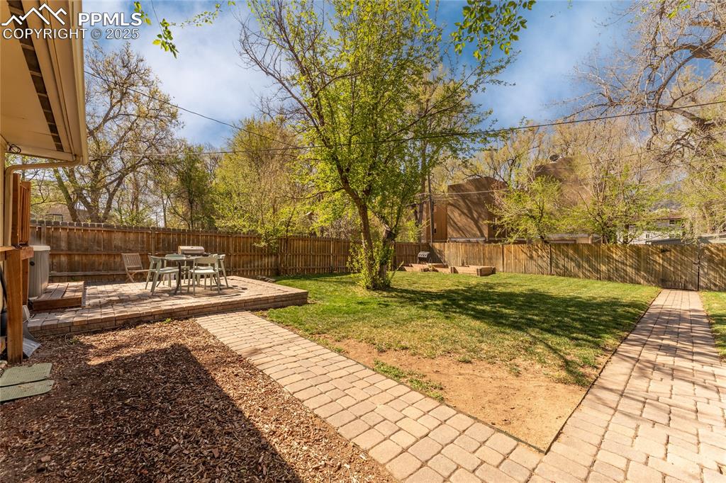 Image 34 of 42: Fenced backyard featuring a deck
