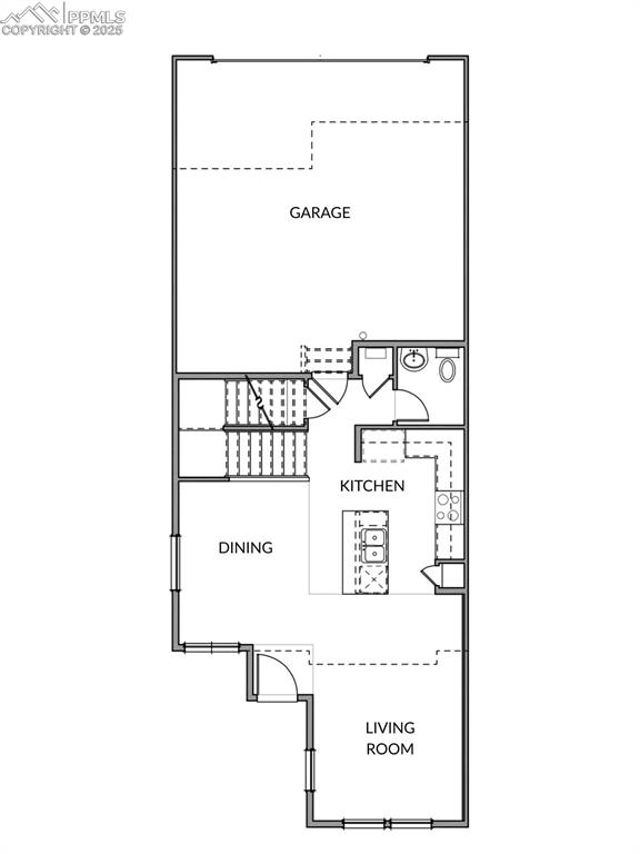 Image 19 of 20: Main Level Floor Plan