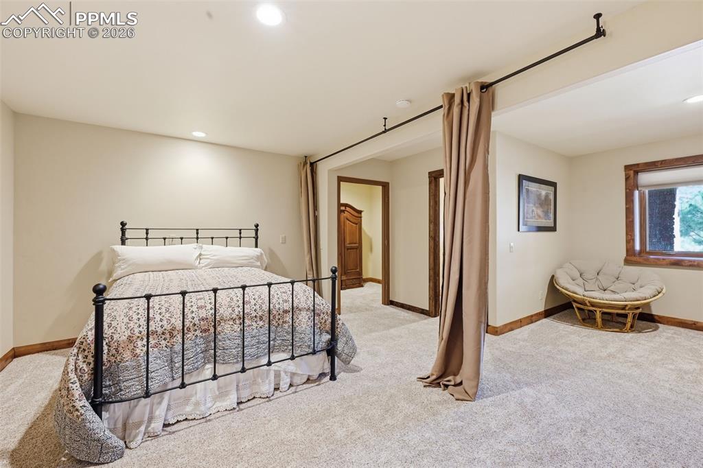 Image 32 of 50: Hanging curtains offer guests privacy during their visit, but doesn