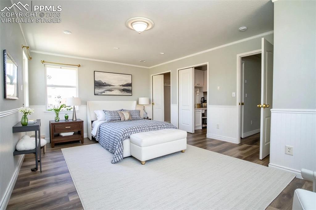 Image 26 of 43: Virtually staged, 3rd bedroom