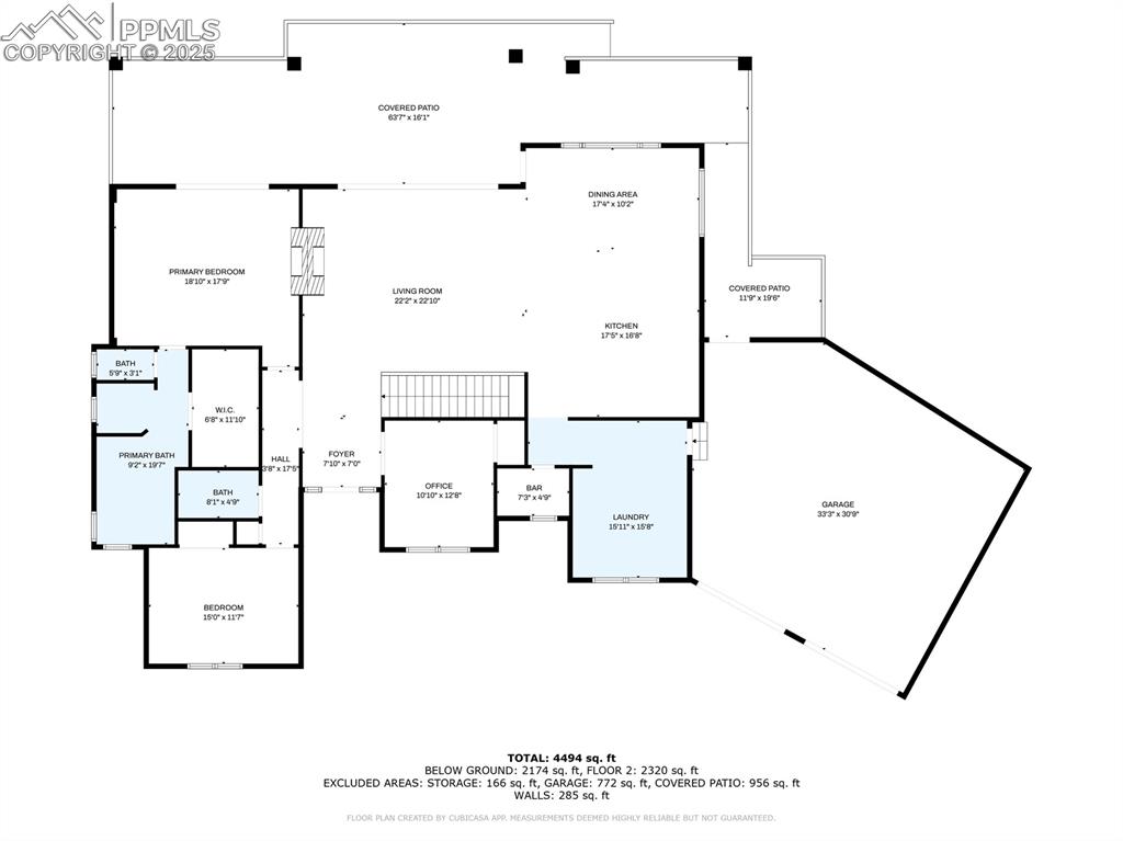 Image 47 of 49: Main Level Floor Plan
