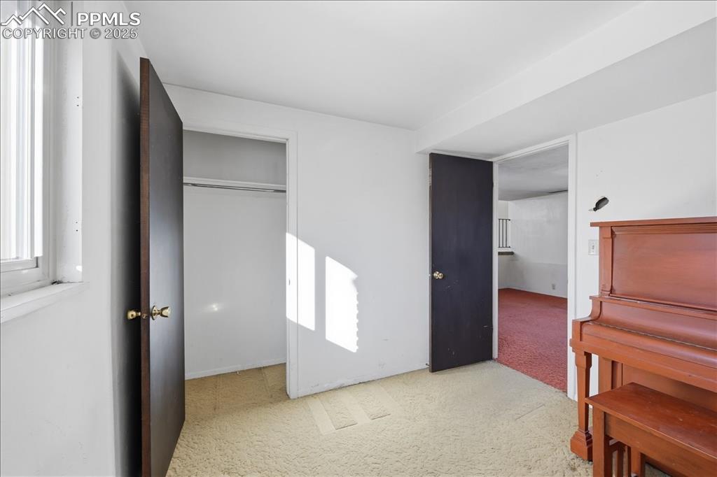 Image 14 of 33: Lower level bedroom.