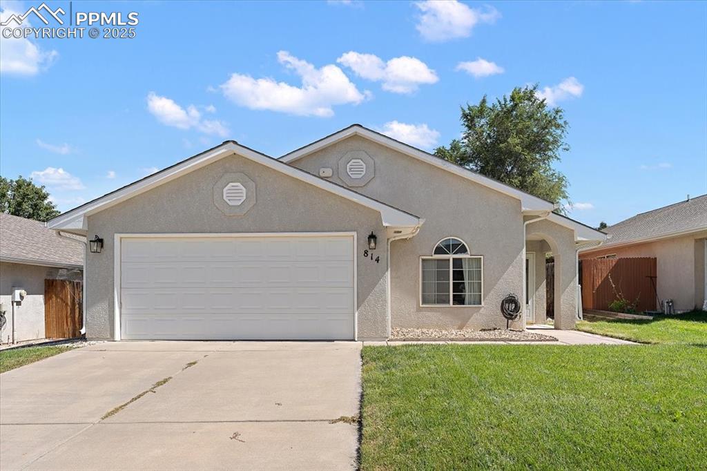 Caption: Front of Structure