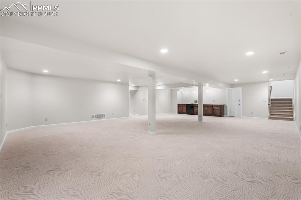Image 29 of 36: Large Open Basement Perfect For Entertaining