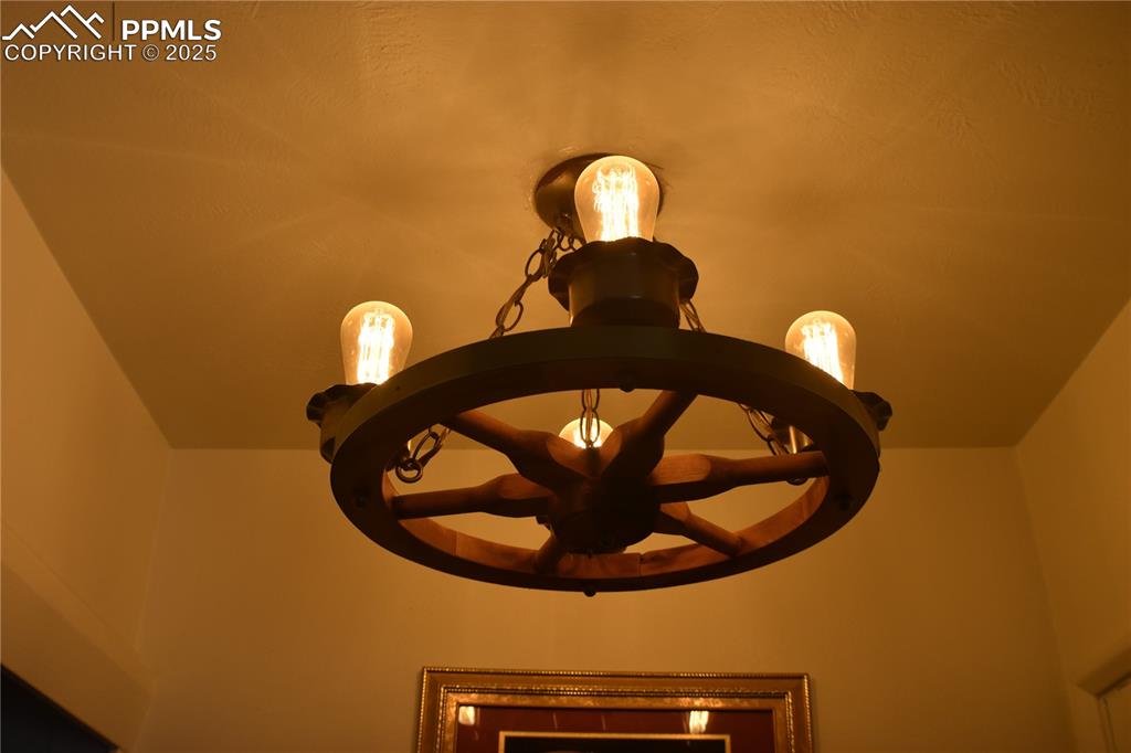 Image 4 of 31: Excluded entry ceiling light fixture.
