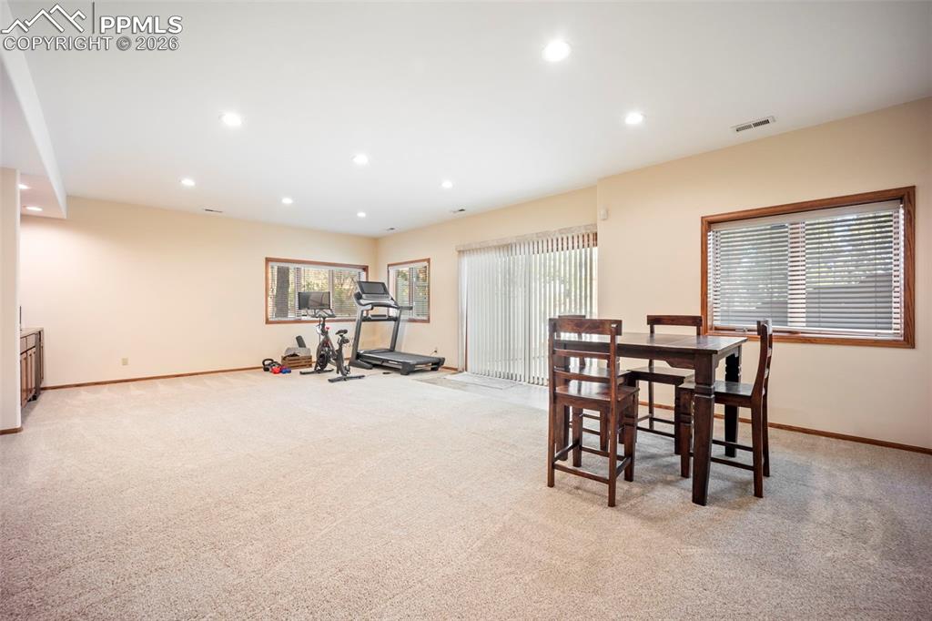 Image 28 of 48: family room, theatre room, exercise area or anything you can imagine with r