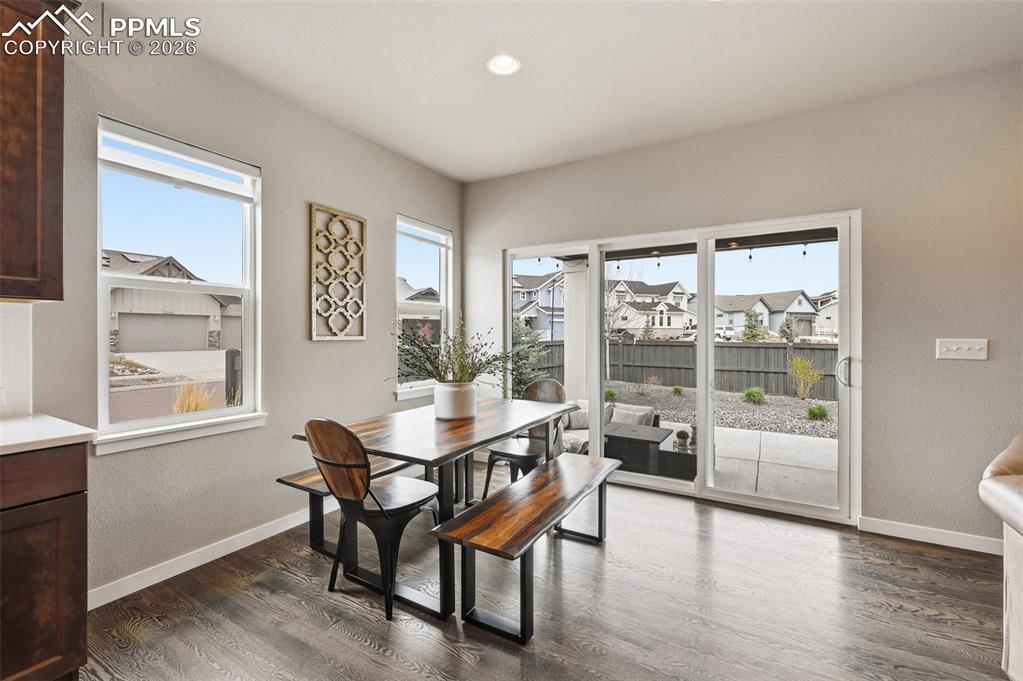 Image 10 of 47: Large nook area that walks out to back yard