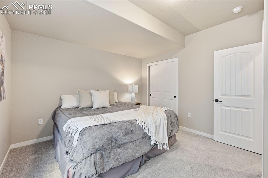 Image 25 of 47: Spacious basement bedroom 1