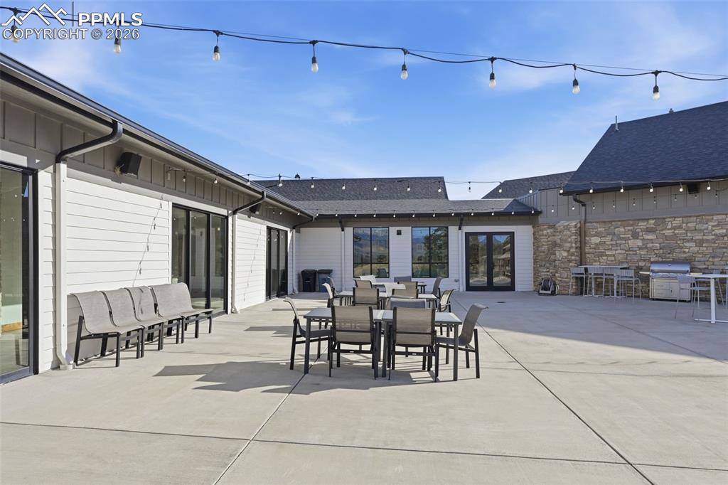 Image 43 of 47: Rec Center patio space