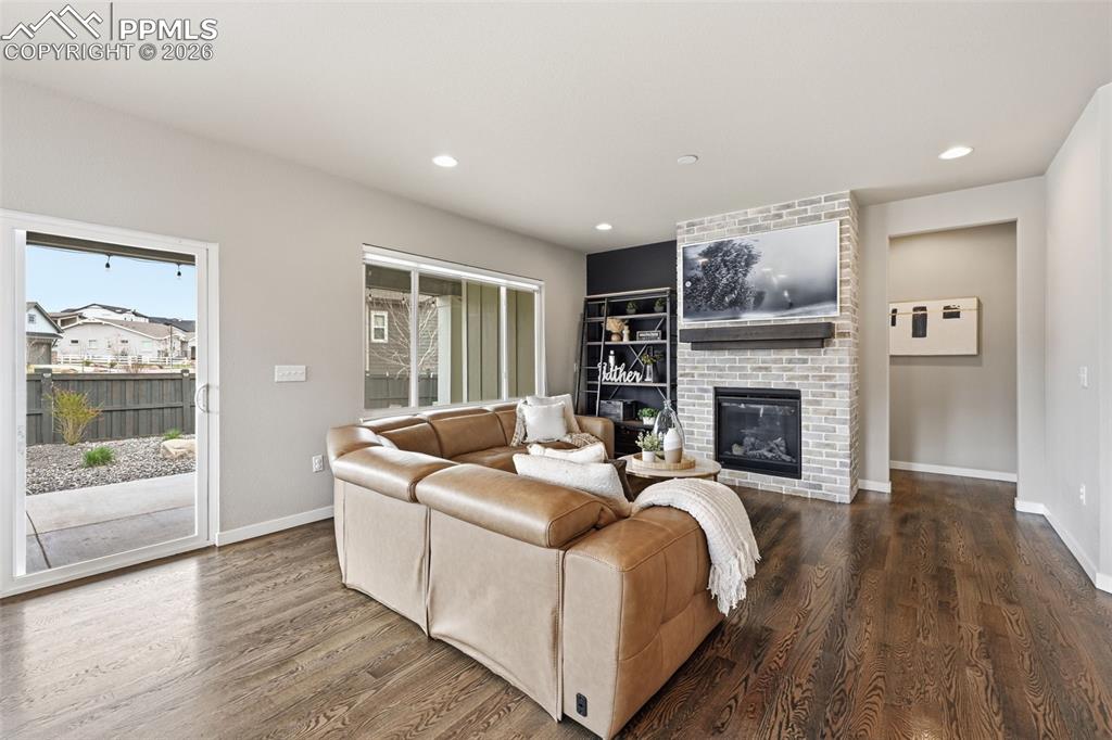 Image 8 of 47: Real wood floors throughout