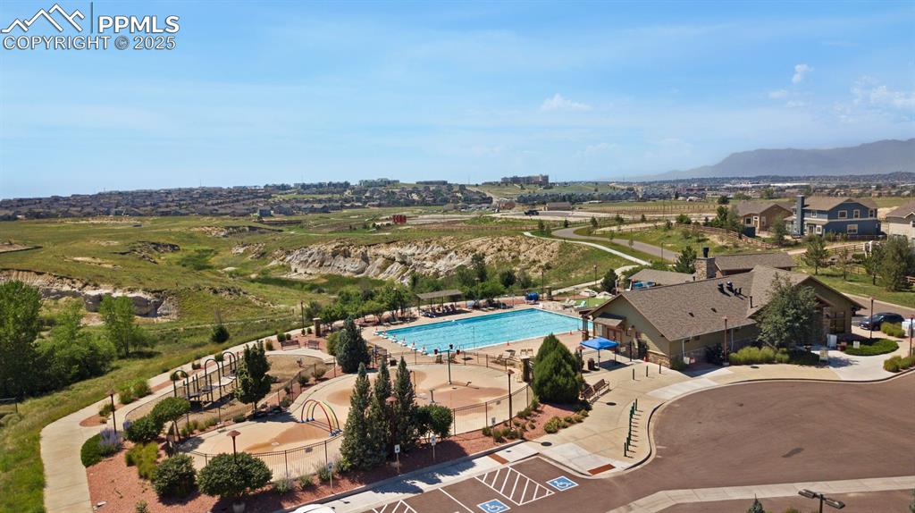 Image 32 of 36: Wolf Ranch Recreation Center with Pool, Splash Park, Club House, and Dog Pa