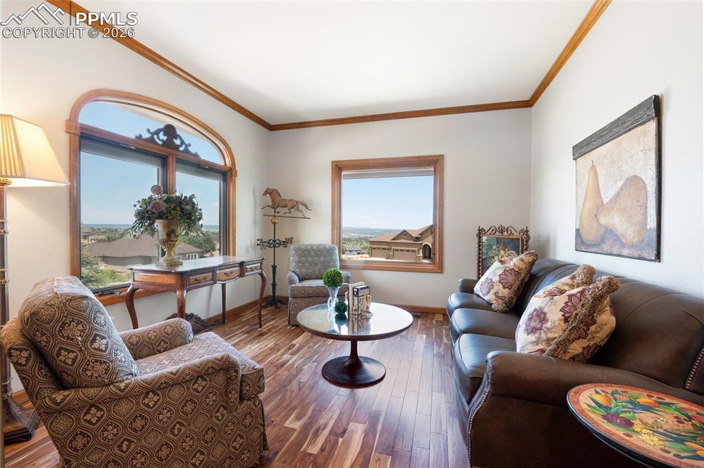 Image 15 of 50: City Light Views In The Sitting Room