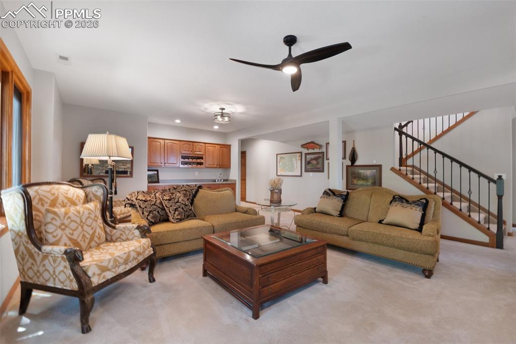 Image 28 of 50: Basement Rec Room