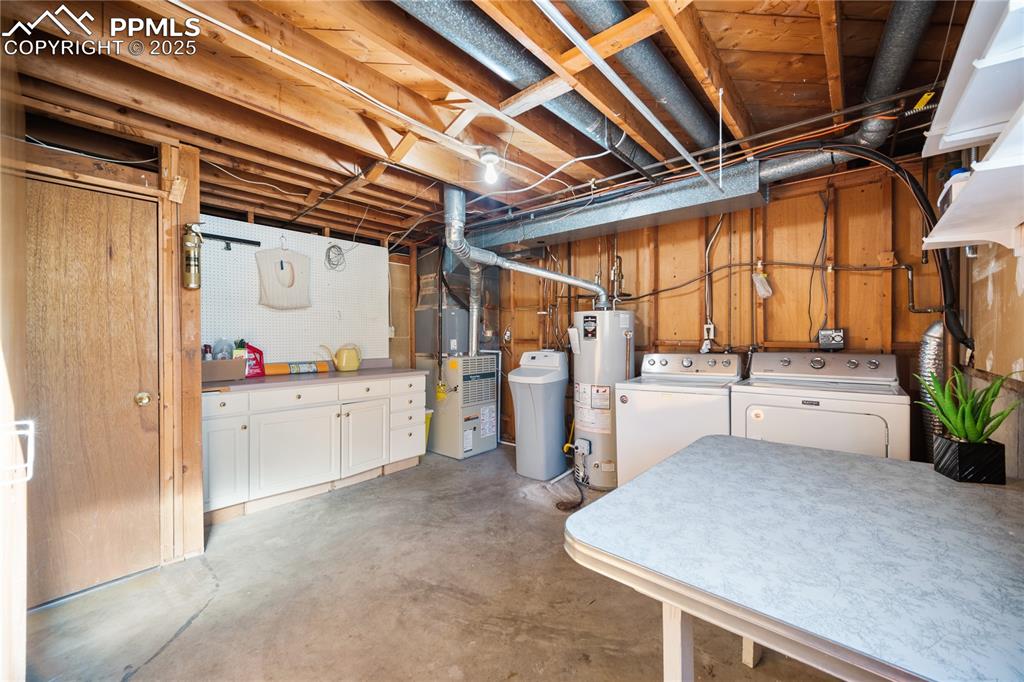 Image 32 of 48: Lower level utility room. 