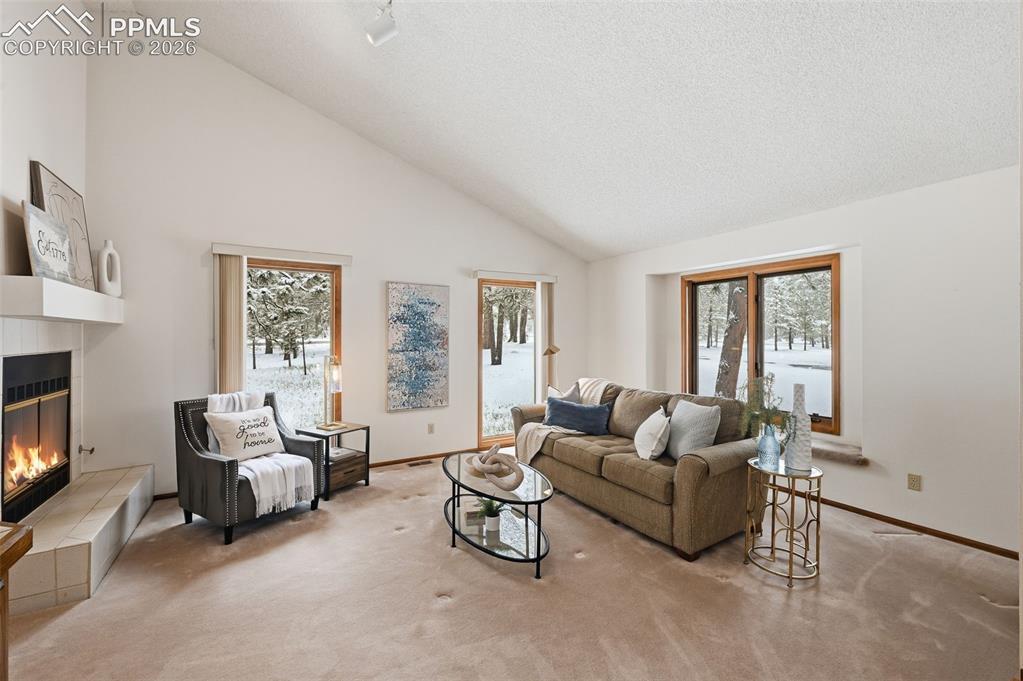 Image 17 of 45: Spacious with vaulted ceilings!
