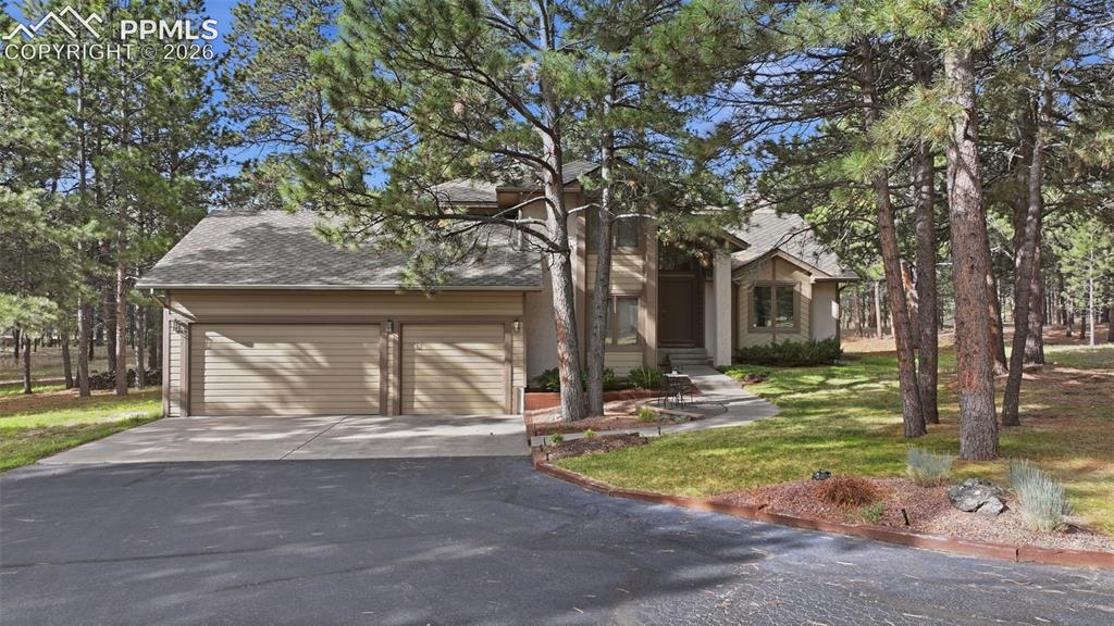 Image 2 of 45: Wonderful yard, mitigated trees and grass yard!
