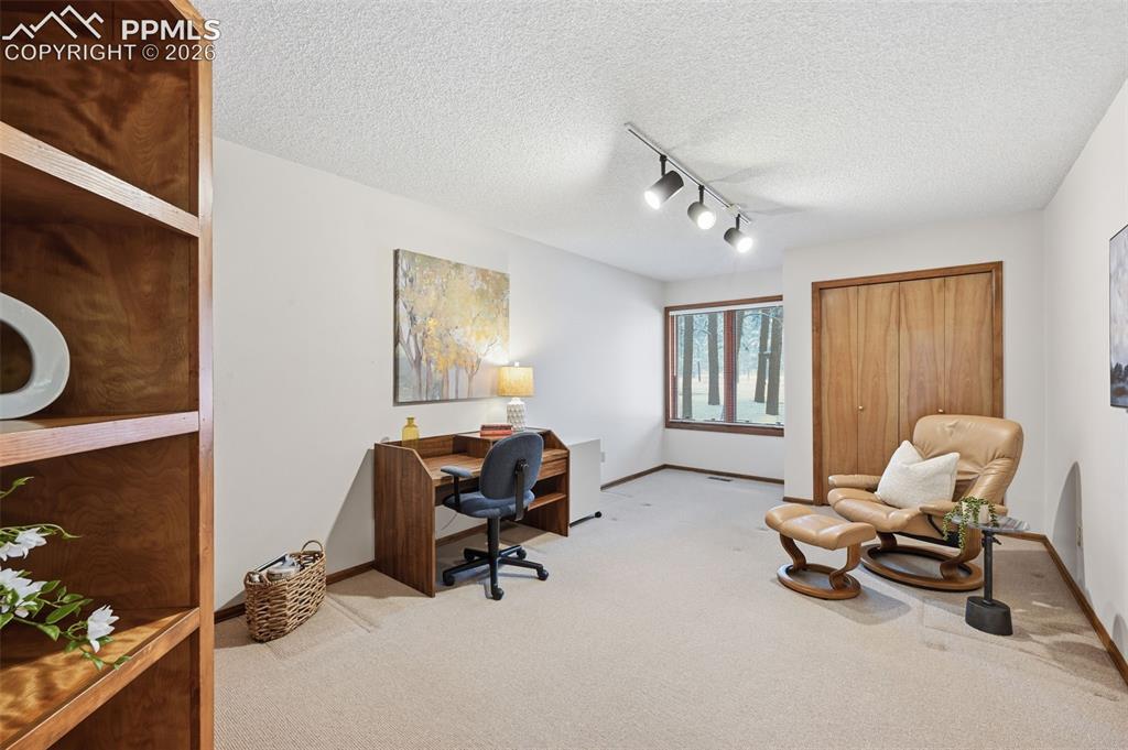 Image 22 of 45: Large office with closet for storage!