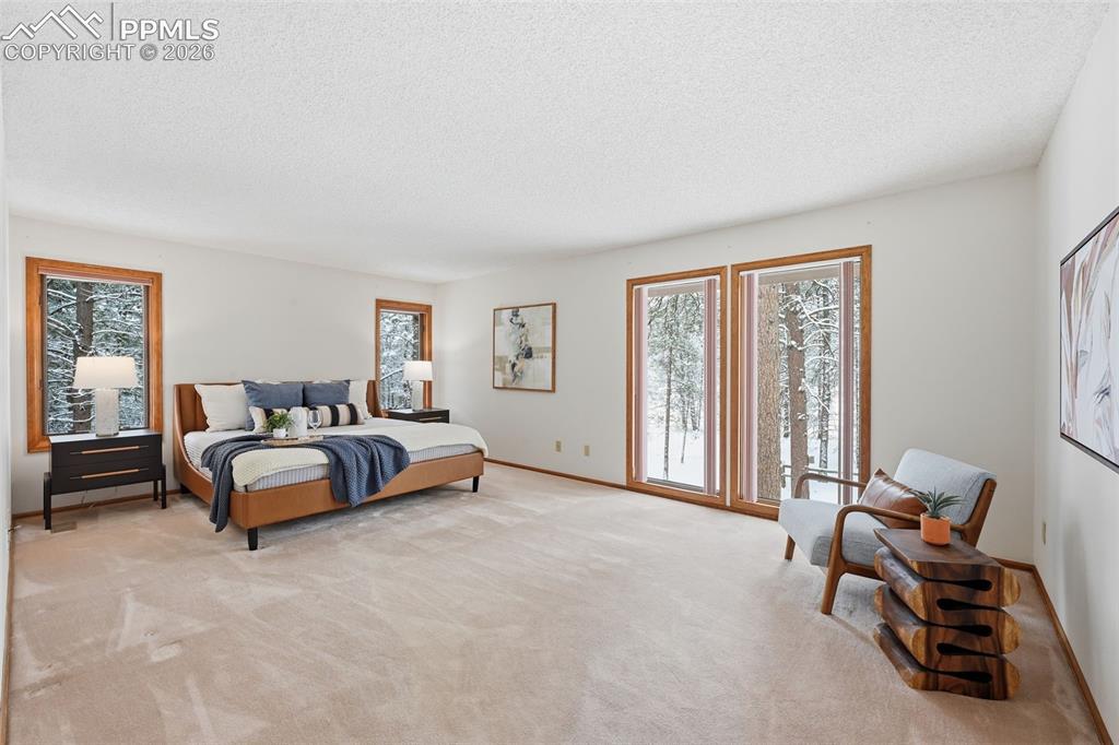 Image 24 of 45: Massive Master Private Bedroom Retreat with walk out to your private deck!