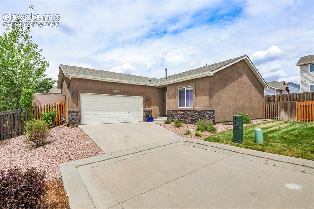Image 1 of 38: Spacious 4BR, 3BA ranch-style home located on a 0.13 acre lot in the Courty
