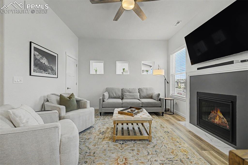 Image 14 of 39: A moment of calm beauty where interior life and the Colorado landscape quie