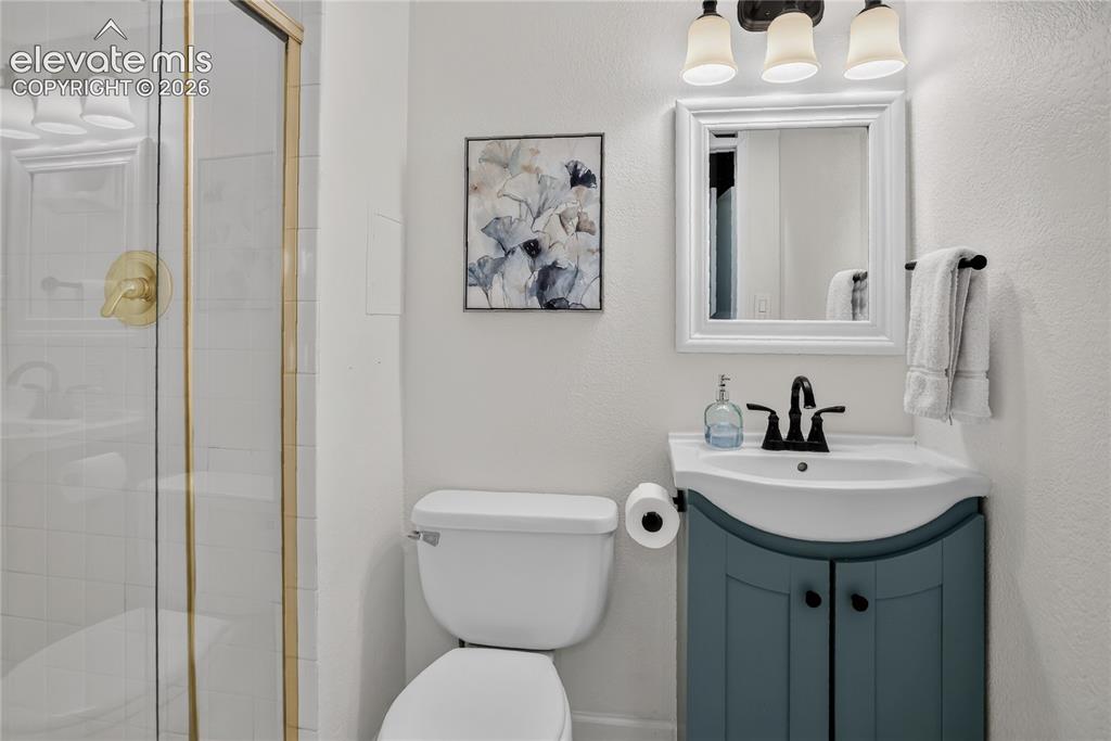 Image 16 of 20: Guest bath - lower level
