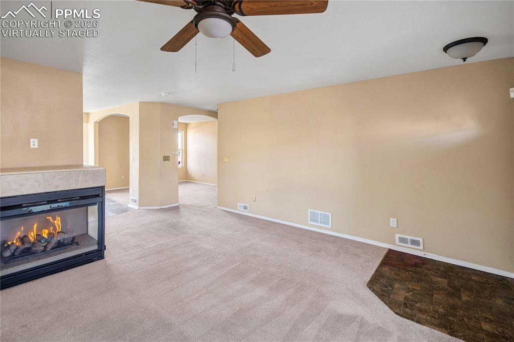 Image 14 of 31: Virtually staged flame