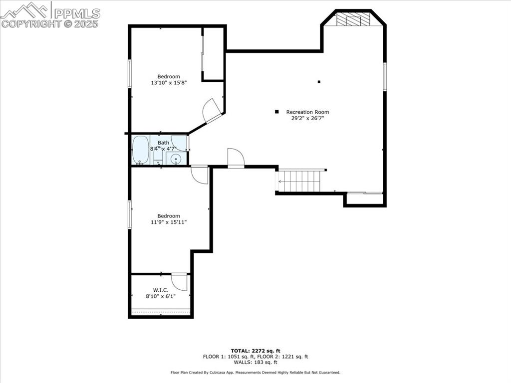 Image 33 of 35: View of floor plan / room layout