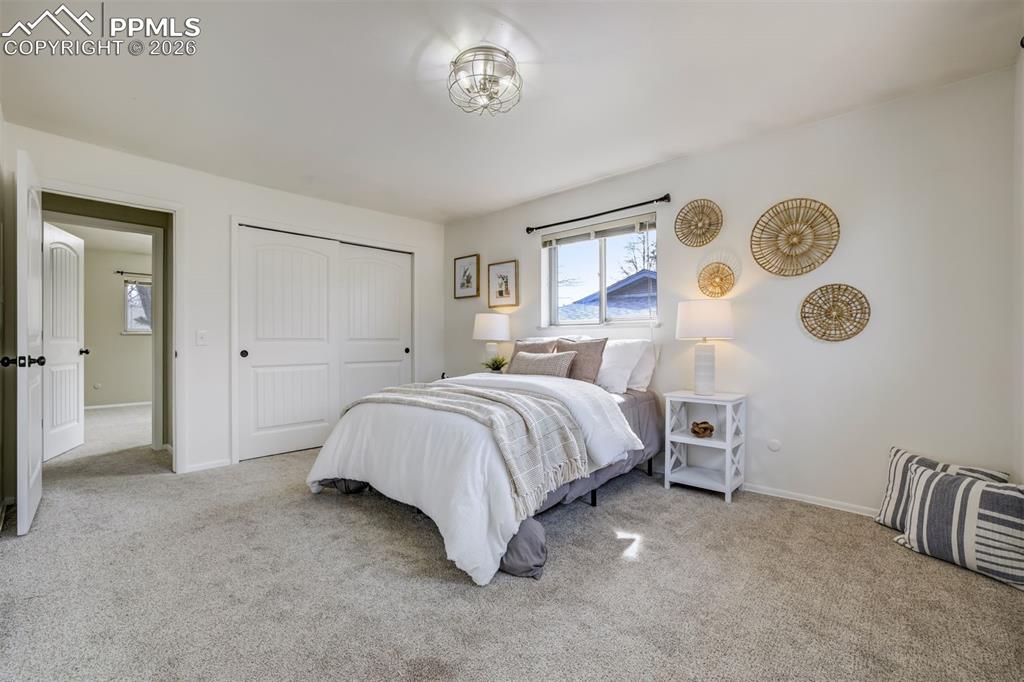 Image 18 of 37: Primary suite with fresh paint