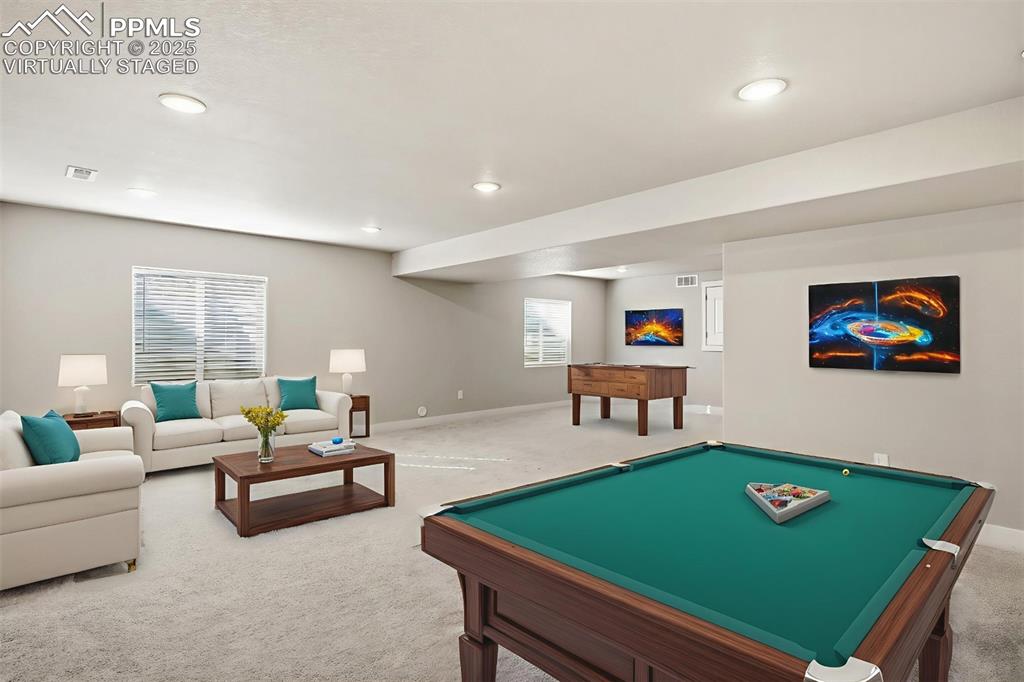 Image 43 of 50: Virtually Staged
Family/Rec room.