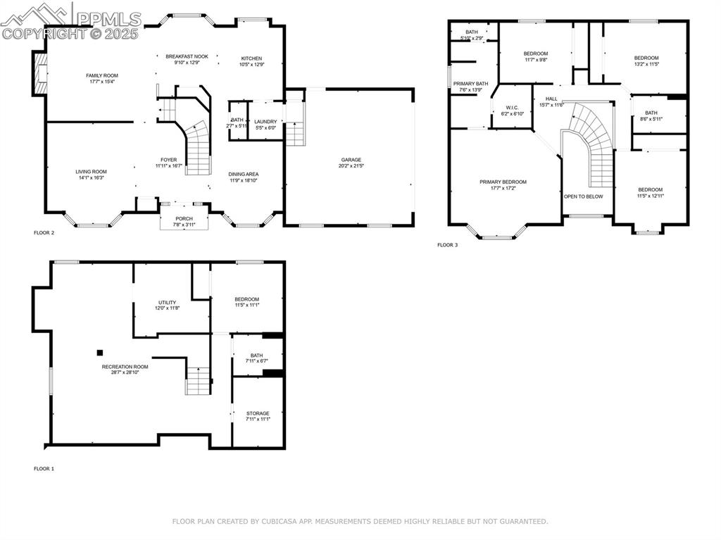 Image 4 of 50: View of floor plan / room layout