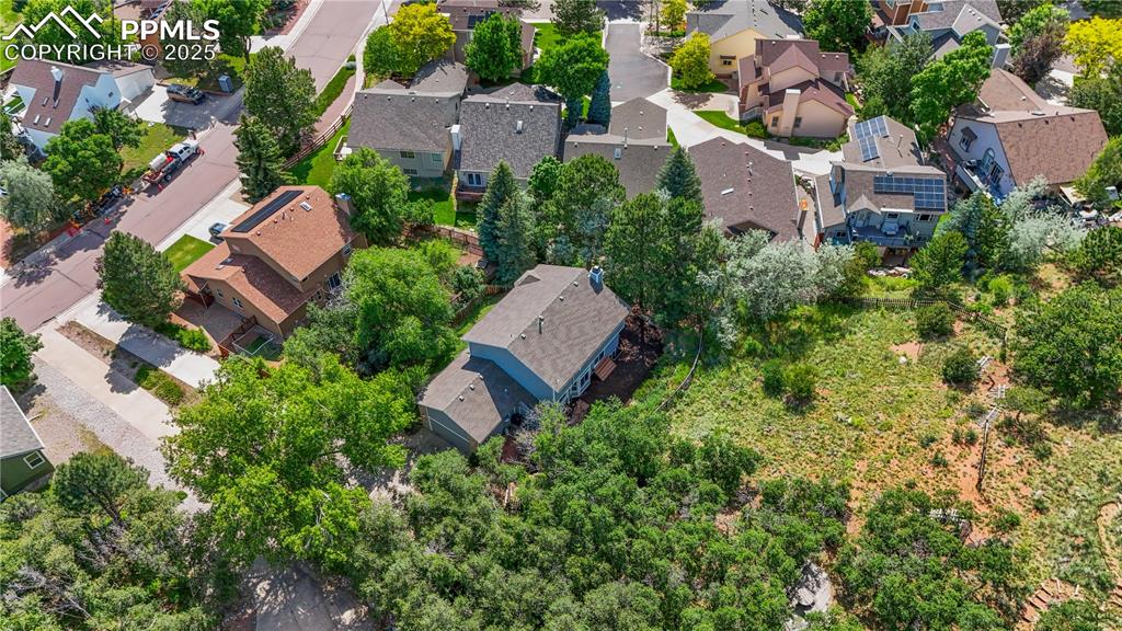 Image 44 of 50: Aerial view of residential area