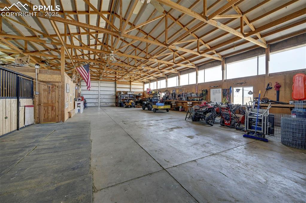 Image 43 of 50: Interior of barn