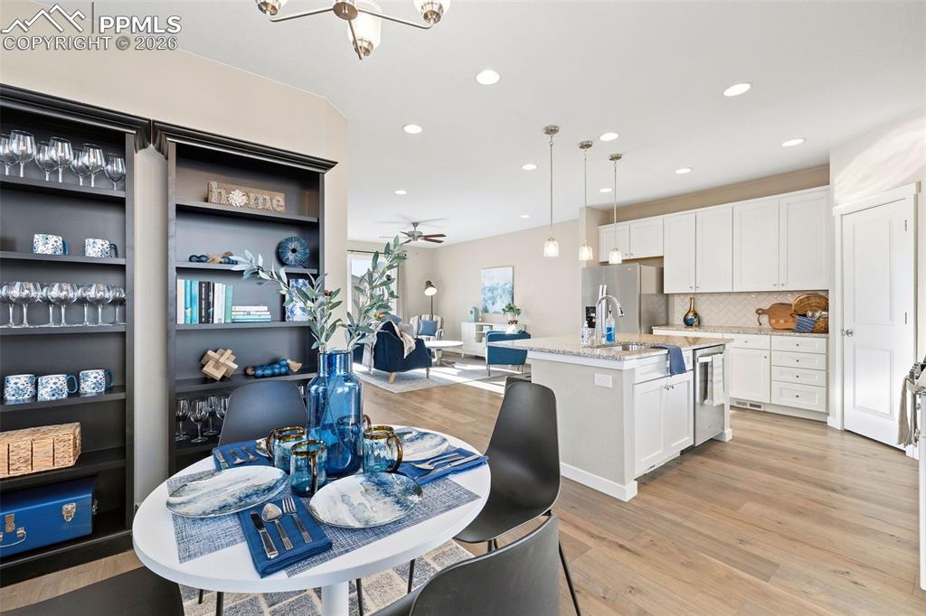 Image 5 of 33: This dining area can seat a crowd! 