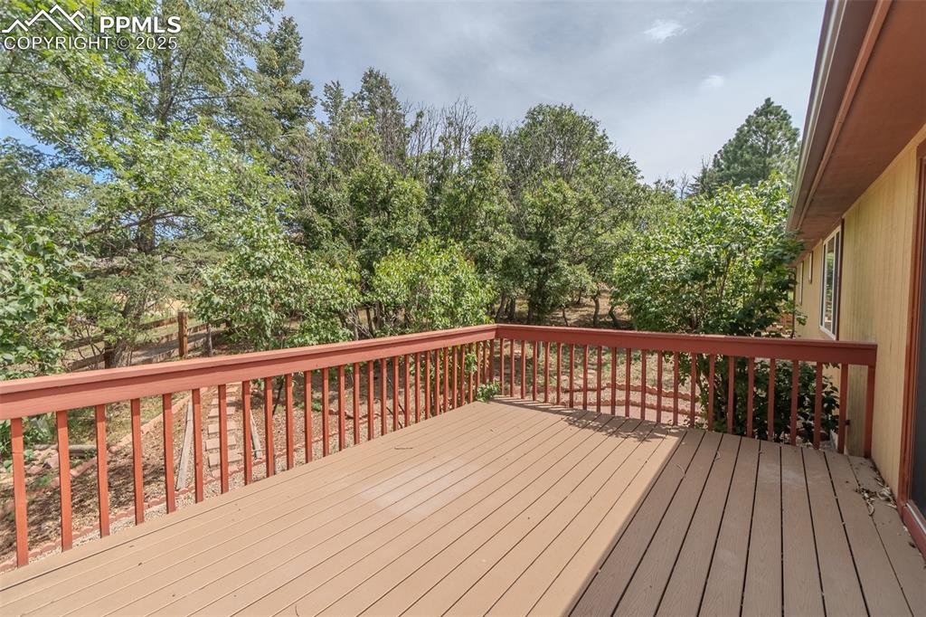 Image 39 of 48: Large deck is perfect for entertaining