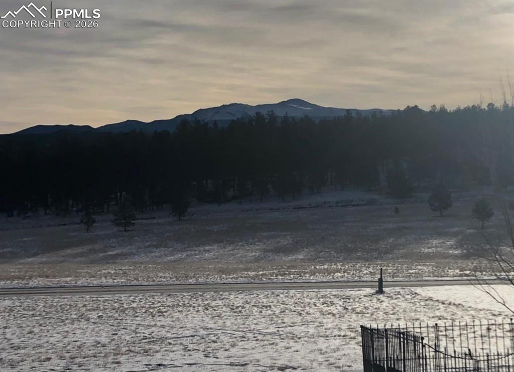 Image 41 of 42: The view of Pikes Peak from the home!