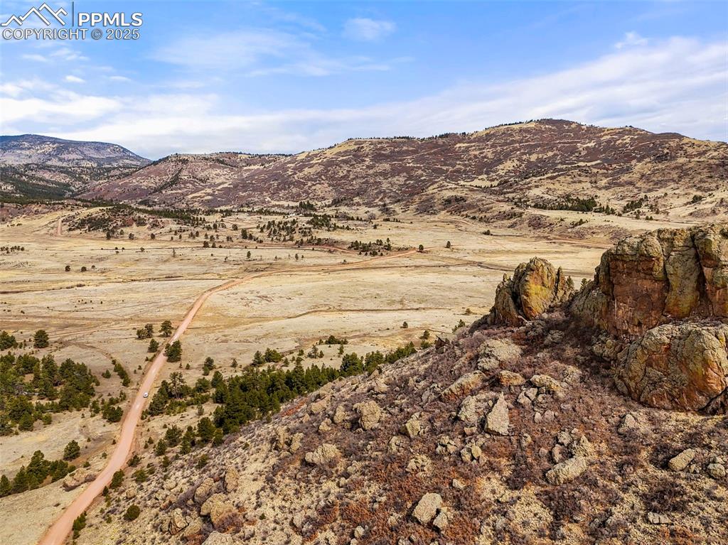 Image 3 of 50: Drone View of mountain