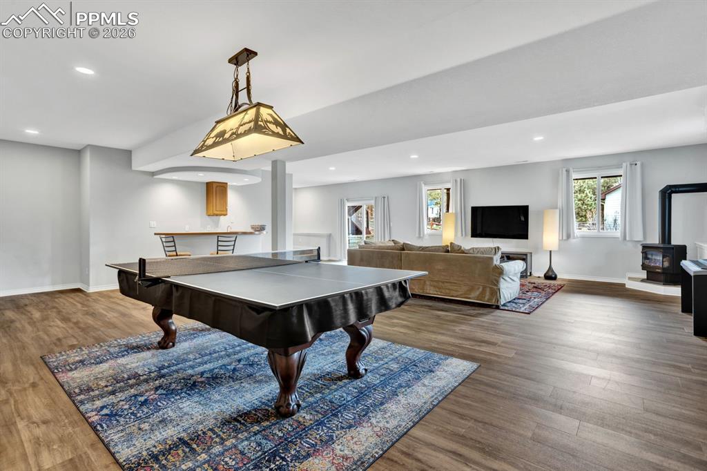 Image 33 of 49: Pool Table with Ping Pong top stays 