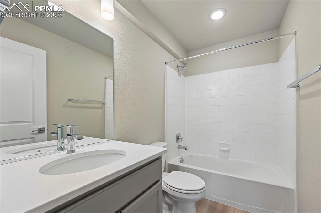 Image 34 of 42: Full bathroom in basement 