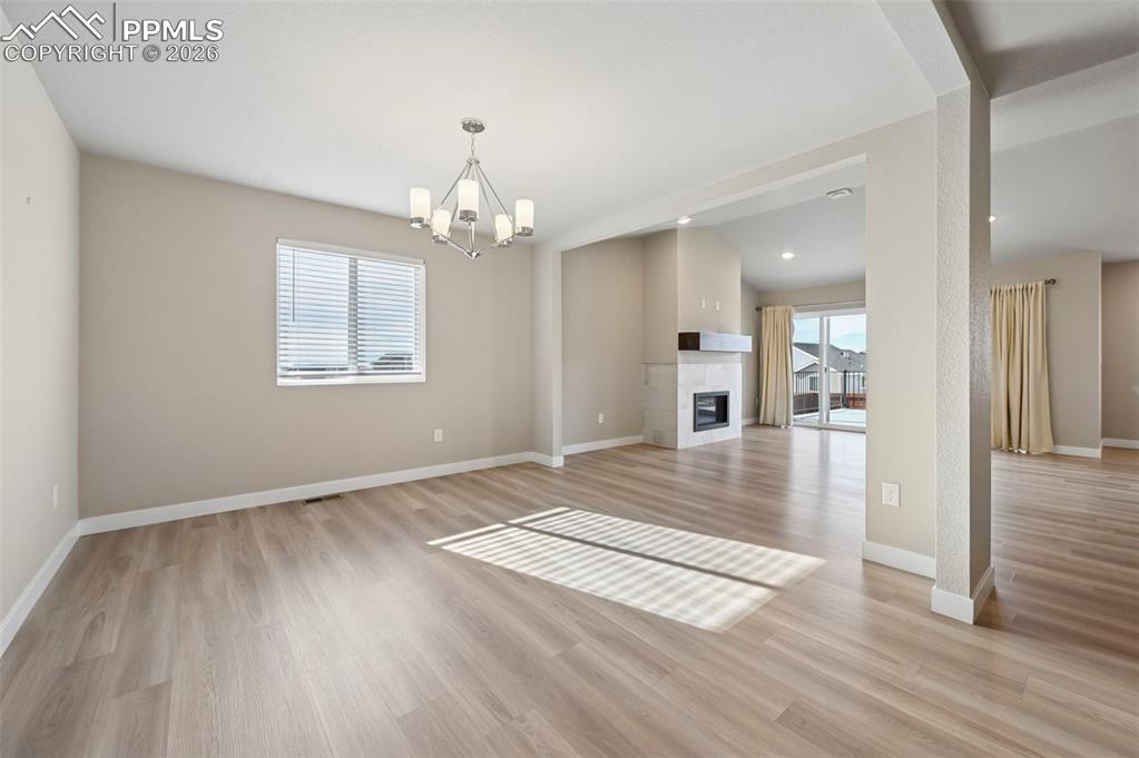 Image 4 of 42: Formal dining room, doubles as office!  