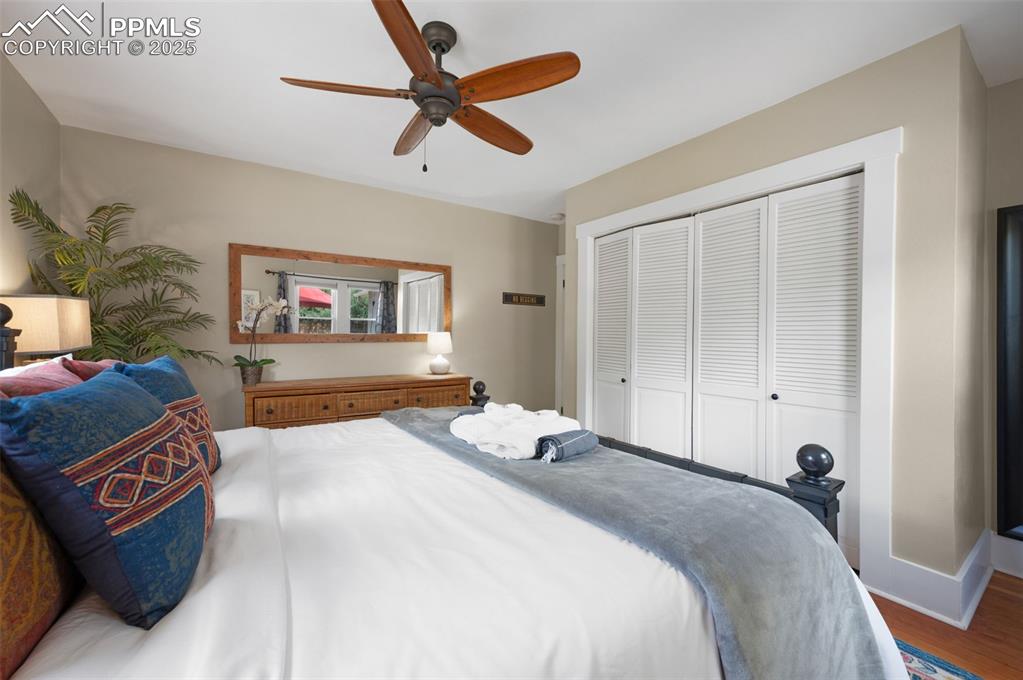 Image 14 of 42: Primary bedroom with large closet area