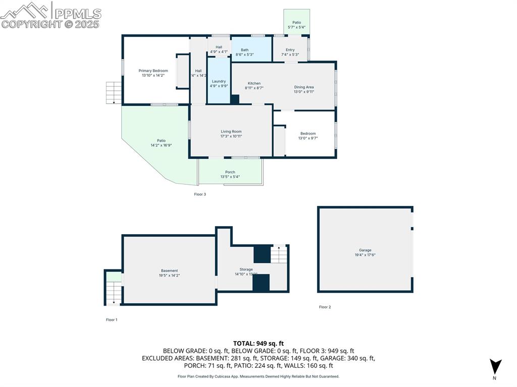 Image 35 of 42: Floor plan with dimensions