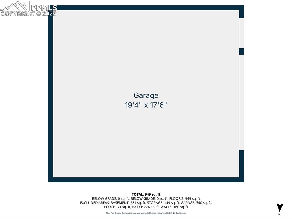 Image 38 of 42: Garage floor plan