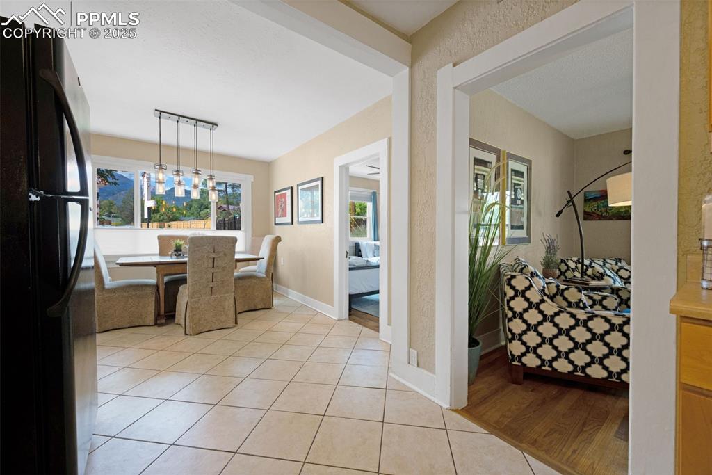 Image 9 of 42: Kitchen is open to the dining area