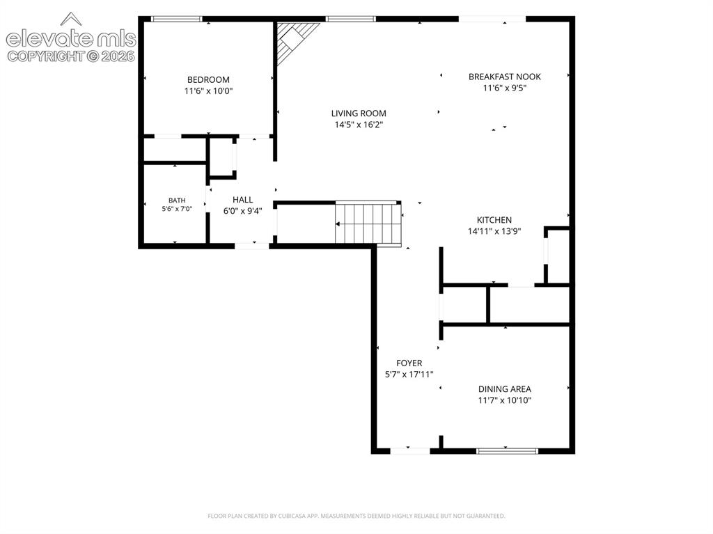 Image 46 of 48: Main Level Floor Plan.