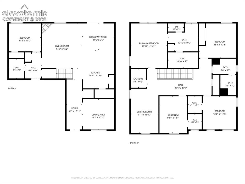 Image 47 of 47: Whole House Floor Plan.
