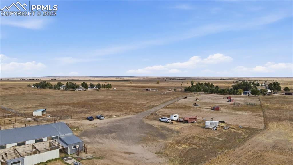 Image 47 of 49: Barn roof is being replaced. Large pasture and paddock areas, all have run-