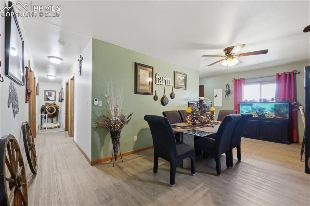 Image 8 of 49: Main floor dining area and hall