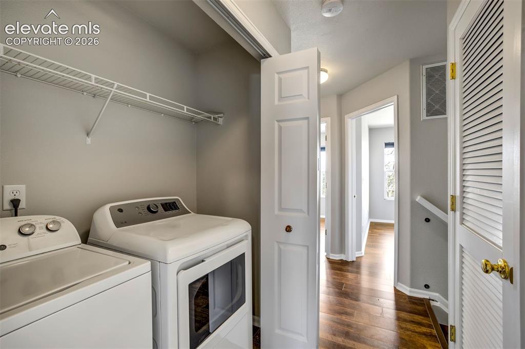 Image 27 of 39: Laundry is on the same level as the bedrooms. You